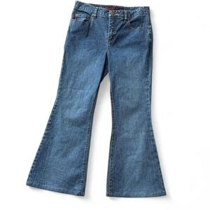 Vintage Mudd Cropped Flare Denim Jeans